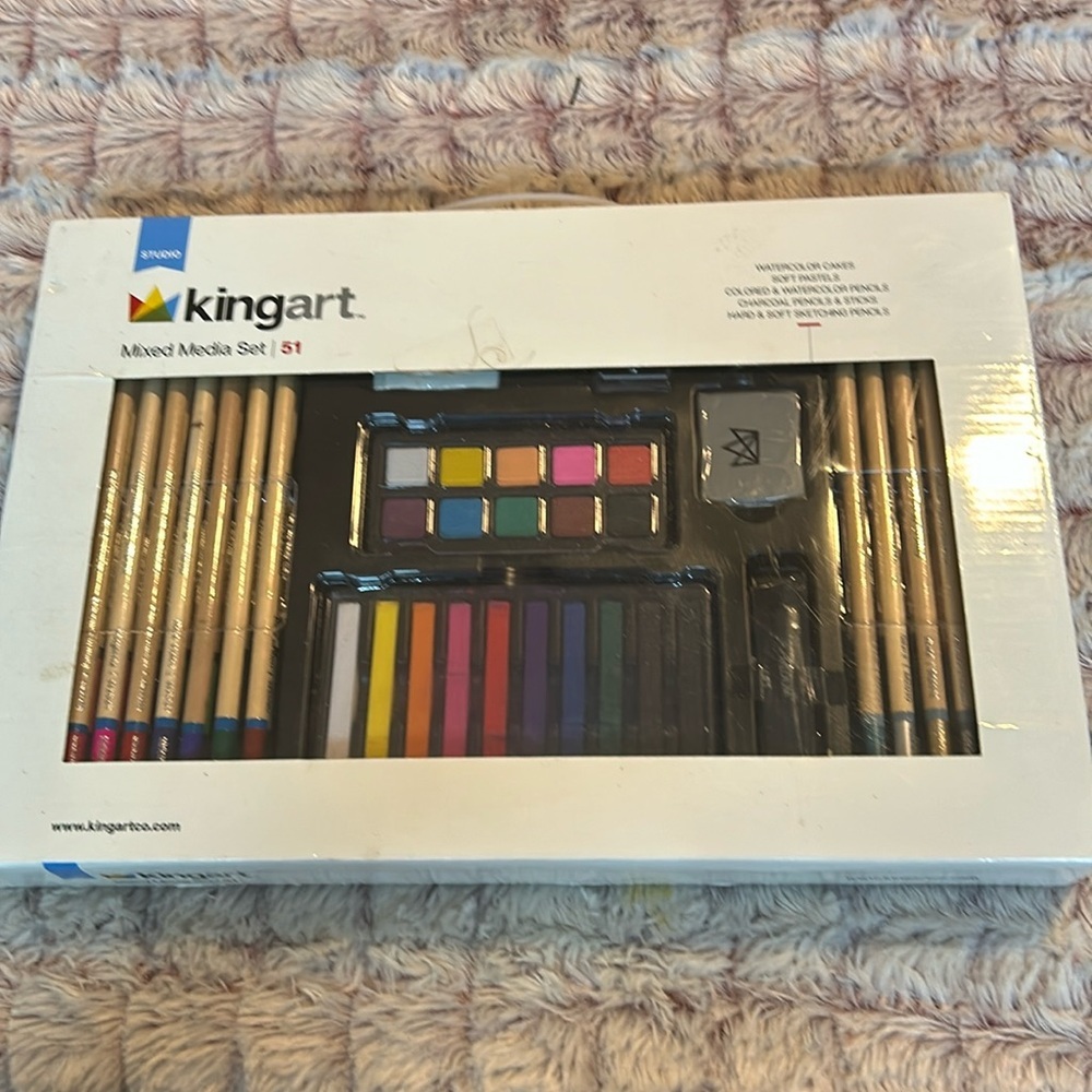 SET OF KINGART ARTIST MIXED MEDIA GEL STICKS 24 COUNT